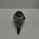 SUNNYPARK Outdoor Plastic Solar Hanging Lantern, 15 Multi Color LEDs Twinkle Effect Tear-Shaped Hanging Lantern Decor Garden Decorative Solar Lights for Backyard, Patio and Lawn