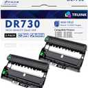 DR730 Drum Unit (NOT Toner) Replacement for Brother DR730 DR-730 High Yield Drum Unit Compatible with Brother HL-L2325DW HL-L2350DW MFC-L2710DW MFC-L2717DW DCP-L2550DW Printer (Black, 2 Pack)