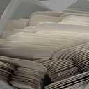 Gersoniel 100 Pcs Kraft Soap Boxes Packaging for Homemade Soap Making Supplies for Party Favor Treats Wrapping Packaging, 3.8 x 2.8 x 1.2 Inch(White)