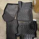 Falafa Floor Mats for Chevy Trax 2024 2025 & Buick Envista, All Weather TPE Heavy Duty Floor Liners, 1st and 2nd Row Full Set Car Mats, Black