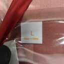 Satin Pajama Set Christmas Red & Pink Striped PJs for Women & Men, Long Sleeve Button-Up Top with Pants
