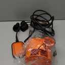 Prostormer Sump Pump, 1HP 3700GPH Submersible Clean/Dirty Stainless Steel Water Pump with Float Switch for Fresh Water, Mains Water, and Pool Water Orange