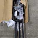 Amazon Basics Metal Bed Frame, 9-Leg Support Base for Box Spring and Mattress, King-Size, Tool-Free Easy Assembly, 79.6" x 76" x 7", Black