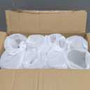 Sumind 24 Pack 12 oz Clear Plastic Cup Reusable Frosted Water Tumblers Restaurant Grade Stackable Drinking Cups Bulk Shatterproof Drink Tumblers for Wedding Birthday Party and Catering Supplies (EXP 12/27/36)