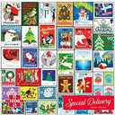 Re-Marks 1000-Piece Christmas Collage Puzzle, 26.75 x 19.25 Inches, Berry, All Ages