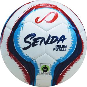 Senda Belem Training Futsal Ball (Size 4 (Ages 13 & Up), White)