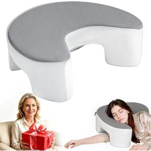 Side Sleeper Pillow with Arm Holes for Shoulder Pain Relief, Ergonomic Memory Foam Pillow for Neck & Rotator Cuff Support, Knee Pillow Between Legs for Adults