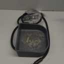 NAMSAN Small Heated Pet Bowl for Cats Rabbits, Outdoor and Indoor, 1 L Heated Water Bowl for Chicken Birds Ice Free, Thermal-Bowl for Dog Cage, Hanging Kennel Dish, Self-Assembly