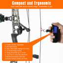 Archery Compound Bow Scale Portable Digital Draw Weight Scale, Accurate Up to 110lbs/50kg, Ideal for Hunters & Archers Compound & Recurve Bows, Lightweight