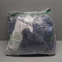 EHEYCIGA Electric Heated Throw Blanket Twin Size Faux Fur, 10 Hours Auto Shut Off 9 Heating Levels Heating Blanket for Kids, Soft Warm Heated Blanket Fast Heating Navy Blue, Faux Fur & Sherpa