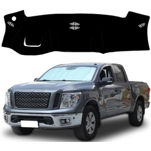 Dash Cover Dash Mat Fit for NIS-san Titan 2016 2017-2024 2025 Dashboard Cover Non-Slip Pad Accessories