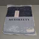 MEROKEETY Women's Fuzzy 2 Piece Outfit Winter Long Sleeve Off Shoulder Pullover Top Midi Skirt Matching Lounge Sets (XL)