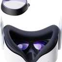 Amavasion Glasses Lenses Compatible with Quest 3S/2, VR Lenses Insert Easy-to-Install Frame Plus Lens Combination Combination SPH:-3.00(One Lens)