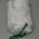 LIFEREVO 2 Pack Fluffy Faux Rabbit Fur Throw Pillow Covers, Luxury Plush Shaggy 18x18 Bubble Waffle Cushion Covers Zipper Closure, Decorative Furry Fuzzy Pillow Shams for Bedroom Living Room, White