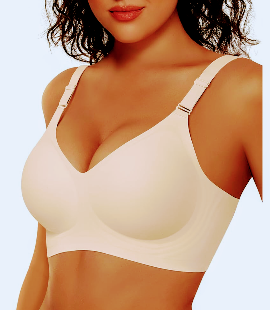 Vertvie Womens Wireless Bras No Underwire Push Up Bra Seamless Supportive Full Coverage Everyday Bras Regular and Plus Size XL