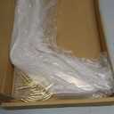 Acrylic Hangers with Gold Hook Clear Clothing Standard Hangers for Women's Weddings and Bridesmaid Hangers