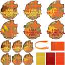 24 Pcs Thanksgiving Crafts I Am Thankful for Fall Crafts Christian Cross Felt Kits Make Your Own Religious Thankful Hanging Ornament Sunday School Church Party Decor