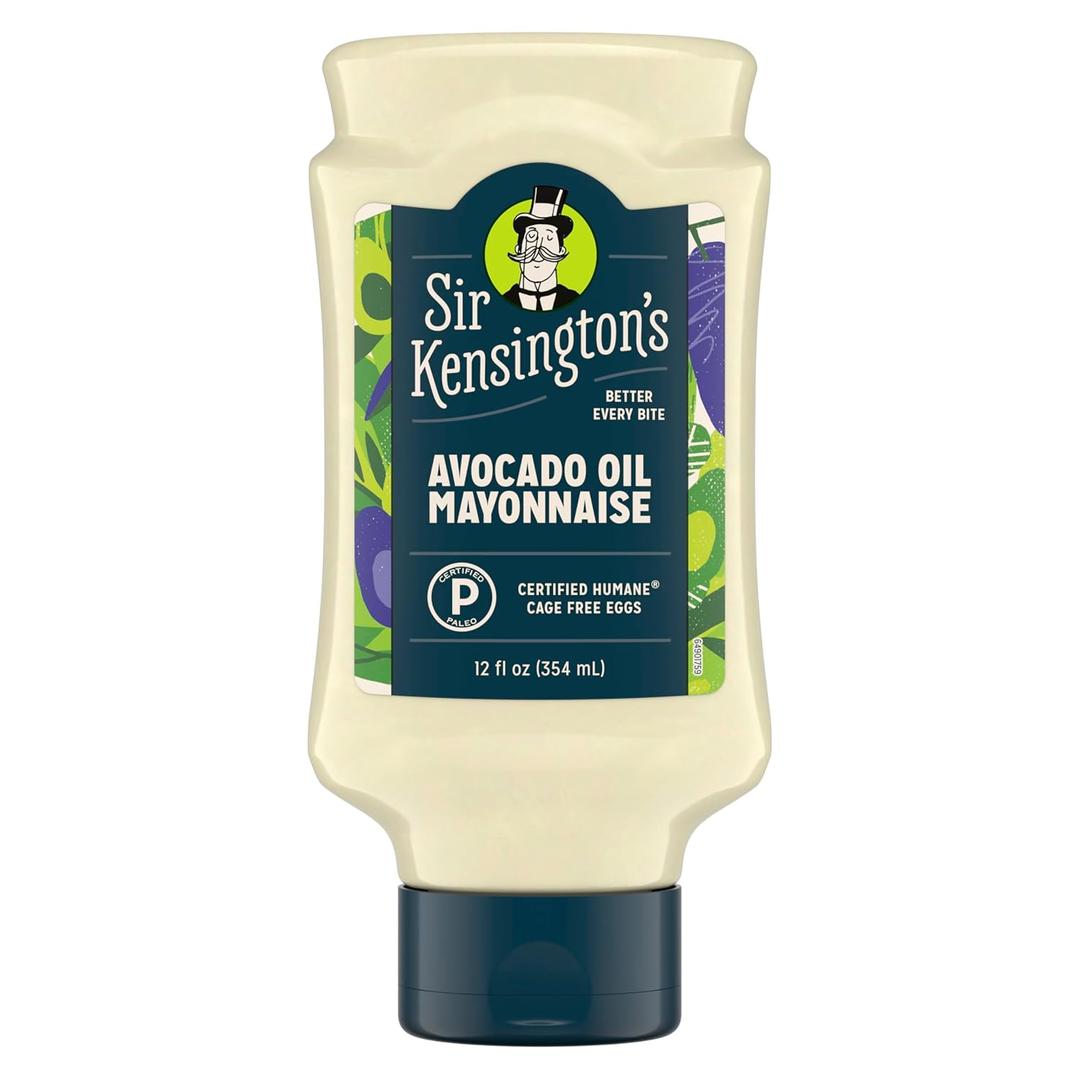 Sir Kensington's Mayonnaise Avocado Oil Mayo Keto Diet & Paleo Diet Certified Gluten Free & Non-GMO Project Verified Condiment 12 oz, Pack of 2, Best By: DEC 26, 2025