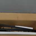 Gomakren 3 Tier Serving Trays Stand 14 Inches Serving Platters Rectangular Large Serving Plates for Party Display Set Collapsible Sturdier Rack, White Serving Trays and Platters (15.7" x 13.5" x 9.2", Black)