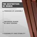 Knife Block & Universal Holder - Detachable Solid Wood Organizer for Kitchen Storage, Washable Design (No Knives Included) - Gift Ready for Chefs 1 Piece