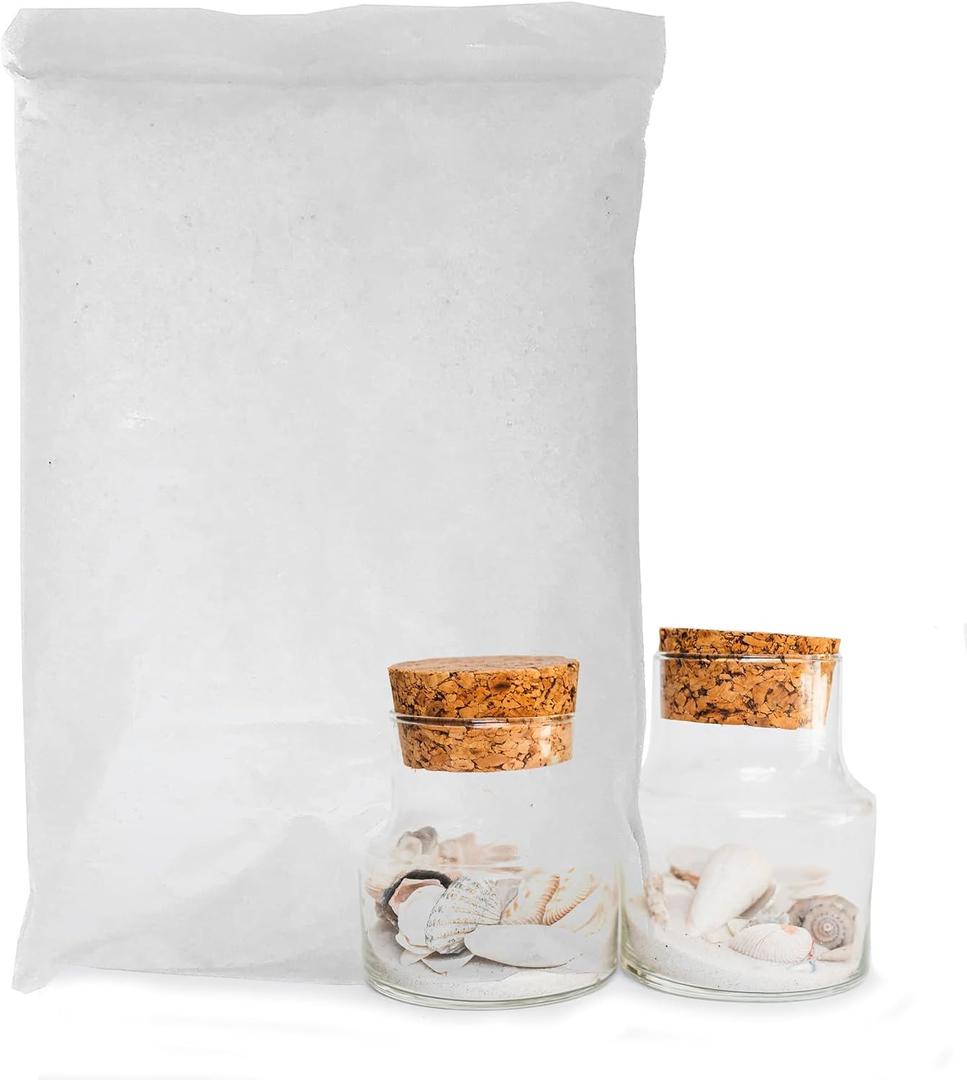Podzly 5 Pound Decorative Bulk Craft Sand - White Sand for Weddings, Crafts, Classroom & Projects