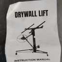 Rovibek Drywall Lift 11 FT, Sheetrock Lift Drywall Lift for Ceiling, Drywall Panel Hoist 360 Adjustable Foldable, 150 lbs Heavy Duty Drywall Lifter for Home Improvement (Blue)