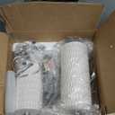 Table Lamps for Living Room Set of 2, Ceramic Table Lamps for Bedroom, 20" Modern Lamps for Night Stands, White