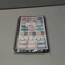 2025 Planner Weekly & Monthly, 18 Months Daily Planner 2025-2026, Jul.2025-Dec.2026, Calendar Agenda Planner with Tabs Sticker, A5 Size, 100GSM Paper, Black