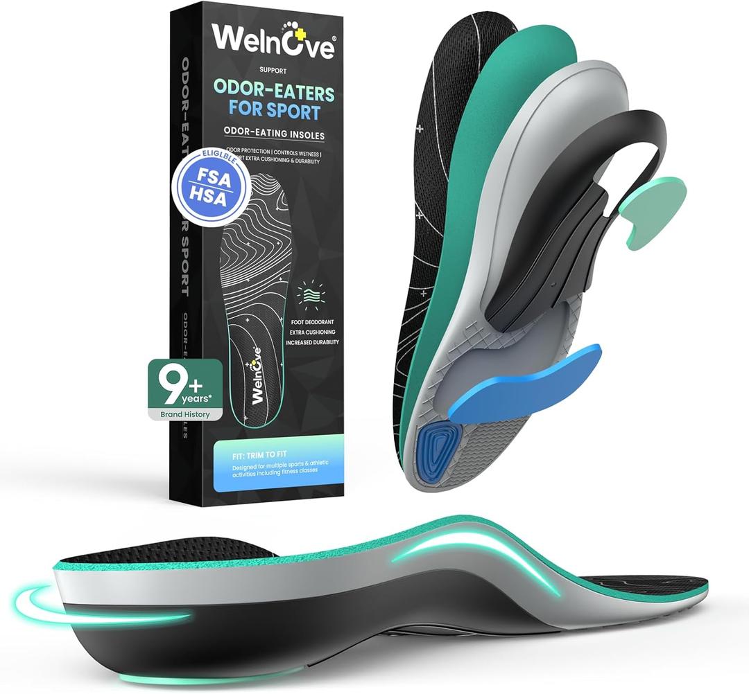 Basketball Insoles for Sports Performance - Featuring Forefoot Spring Technology to Boost Energy Return & Jump Height in Basketball, Pickleball, Running & Training, XL, 9-10 M
