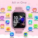 Cosjoype Smart Watch for Kids Age 4-12, 39 Games Touchscreen Girls Watch with Video Camera Music Player Pedometer Flashlight, Toys Christmas Birthday Gifts for Kids Age 5 6 7 8 9