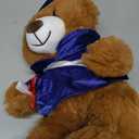 Foilswirl Graduation Bear 2025 with Gown Cap Tassel Graduation Stuffed Animal Plush Bear Toy for Class of 2025 Prek Preschool Kindergarten High School College Graduate Gift (14,Royal Blue)