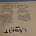 LASFIT Floor Mats & Cargo Liner for Ford Bronco 4-Door Carpet Floor Only 2026 2025 2024 2023 2022 2021 All Weather TPE SUV Trunk Mat Custom Fit Cargo Area Mat, 1st+2nd Row+Trunk Liner Full Set