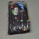 Horaldaily Birthday Tablecloth 60x84 Inch Rectangular, Happy Birthday Ballon Black Washable Seasonal Table Cover for Party Picnic Dinner Decor