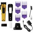 Andis 562312 Phenom Professional Corded/Cordless Hair Clipper, Adjustable Phaze Blade, Close Cutting, Gold