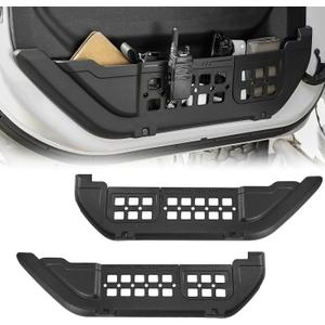 JOYTUTUS Front Door Pockets Storage for 2018-2026 Wrangler JL Gladiator JT