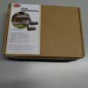 O Scale Log Cabin Painted Model Barn Stable Kit Unassembled for Model Trains Layout JZO02P (Red)
