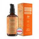 Vitamin C Serum for Face 3 Stable Vitamin C Forms + 4 Power Ingredients: Hyaluronic Acid & Panthenol Brightening Anti Aging Serum for Dark Spots, Fine Lines & Wrinkles Made in Germany, 1,7 fl oz