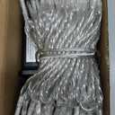 JMEXSUSS Purple Christmas Lights Indoor Outdoor Clear Wire, 66ft 200 LED Purple Lights for Christmas Tree, 8 Modes Deep-Violet String Lights Plug in for Christmas Bedroom Garden Party Xmas Decorations