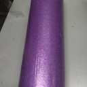 Day 1 Fitness High Density Muscle Foam Rollers - Sports Massage Rollers for Stretching, Physical Therapy, Deep Tissue, Myofascial Release - Ideal for Exercise and Pain Relief Solid Purple, 18