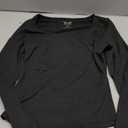 Trendy Queen Womens Square Neck Long Sleeve Shirts Double Lined Slim Fit Tops Y2K Going Out Basic Tees, XS