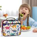 Dinosaurs Cute Kids Lunch Bag Insulated Lunch Box Reusable Lunch Tote Bag for Office, Work, School, Beach or Travel