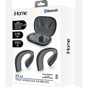 iHome "Xt-42 Waterproof Bluetooth Wireless Charging TWS Earbuds