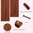 2 x AWAYTR Women's Headbands, 6 Pack Soft Elastic Non Slip Hair Bands, Head Band for Women Daily Use (Coffees)