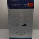 SUBRTEX 3" GEL-INFUSED MEMORY FOAM MATTRESS TOPPER CALIFORNIA KING - WHITE/BLUE