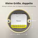 SONOFF MINI Duo-L Zigbee Smart Switch No Neutral Wire, Zigbee 3.0, Dual Channel, Compact Design, Works with Alexa, Google Home