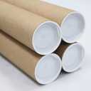 MagicWater Supply Mailing Tube - 2 in x 36 in - Kraft - 1 Pack - for Shipping and Storage of Posters, Arts, Crafts, and Documents