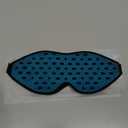 LitBear Breathable Sleep Mask, 3D Eye Mak Sleep for Side Sleepers Women Men, Light Blocking Sleeping Mask with Adjustable Strap, Soft Lightweight Eye Cover for Travel, Night Work, Nap, Office - Blue