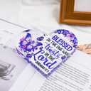 Inspirational Gifts For Women Spiritual Religious Gifts For Women Acrylic Purple Butterfly Decorations Stocking Stuffers For Sister Birthday Gift For Best Friend Christmas Acrylic Home Decor