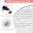 Afro Kinkys Bulk Human Hair 3 Packs 16 Inch Kinky Curly Human Braiding Hair Bulk for Twist Dreadlocks Extensions Marley Twist Braiding Hair(1B, 16 Inch 3 PACKS)