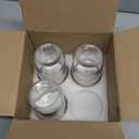 ComSaf Wide Mouth Mason Jars 16 oz with lids - 3 Pack, Pint Mason Jars with Seal Bands, Glass Canning Jars for Honey, Jam, Jelly, Coffee, Salad, Desert, Shower Wedding Favors, DIY Candles Decor